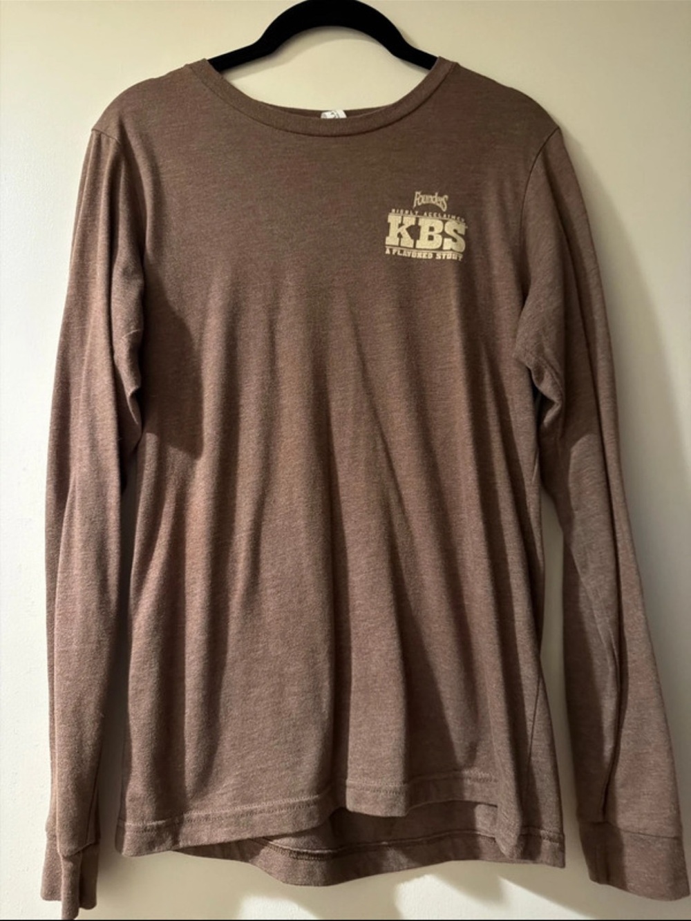 Official Founders Merch - KBS Logo Long Sleeve Tee - Brown